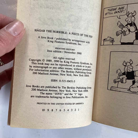 🛍️$5 Add-on🛍️ 1990 Hagar comic book - Picture 3 of 5